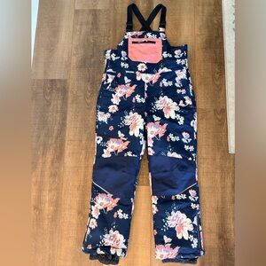 SWISSTECH floral snow bibs - XL